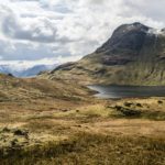 lake district tarn and mountain