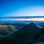 mountain ridge in the lake district