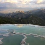 petrified waterfalls and views of oaxaca