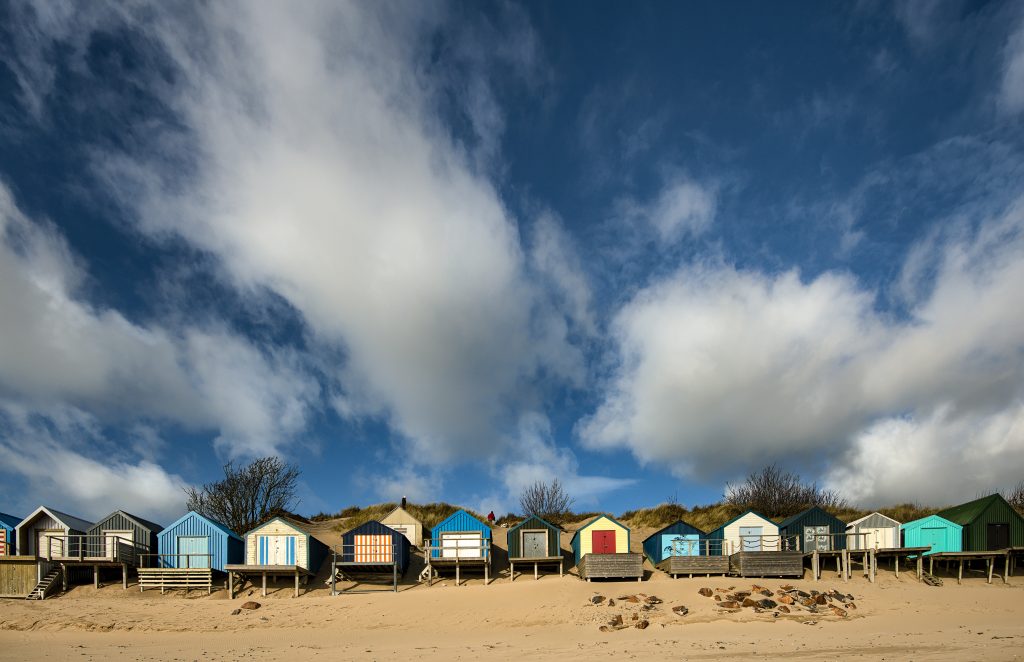 beach huts in abersoch