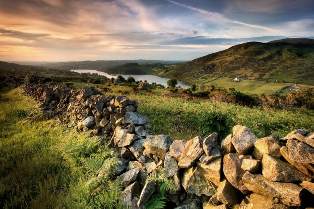 lake view in northern ireland